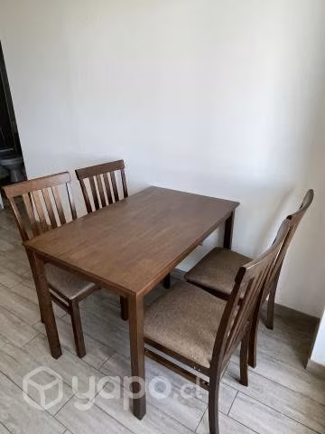 Juego comedor café 4 personas azucena