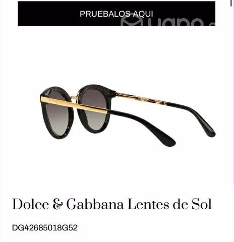 Lentes semi nuevos dolce gabbana - Imagen 5