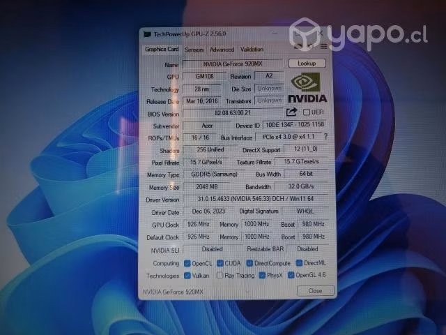 Notebook Acer i3 7th - Imagen 3