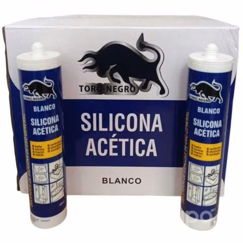 Silicona Acetica Sellador Pegamento x24 MAYOR Y DETALLE