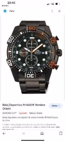 Reloj de hombre orient original - Imagen 4