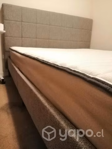 Cama matrimonial 2 plaza + Colchón - Imagen 2
