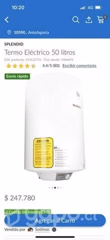 Termo eléctrico 50 LT - Imagen 3