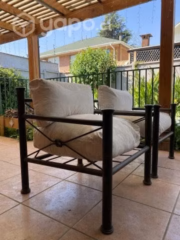 Juego Living de Terraza Fierro Forjado