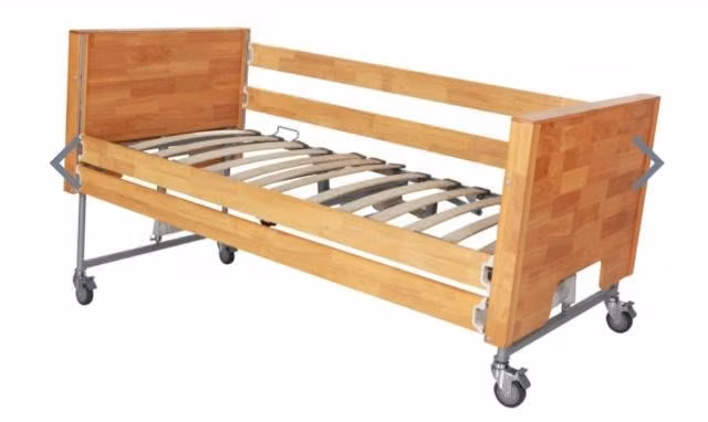 Catre clínico eléctrico estructura de madera