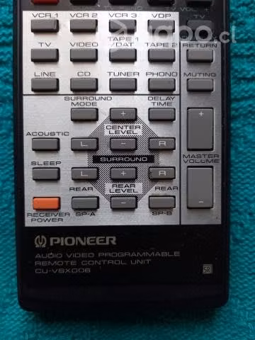 Pioneer control remoto cu-vsx006