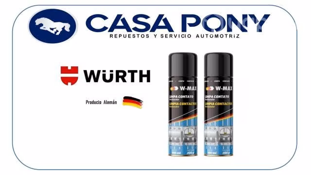 Limpiador de contactos electricos w-max wurth