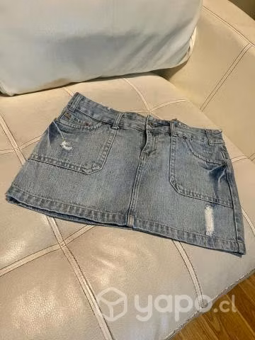 Falda Mezclilla Amercian Eagle Talla S