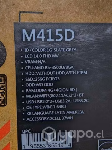 Notebook Asus 14 vivobook M145da - Imagen 2