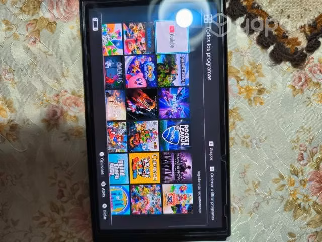 Nintendo switch oled con + de 10 juegos + 256gb