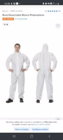 Traje para pintar