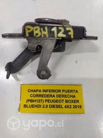 Chapa Inferior Puerta Corredera Derecha Peugeot