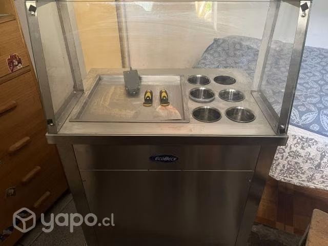 Maquina de helado en rollo