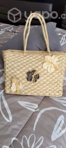 Bolso o cartera de paja