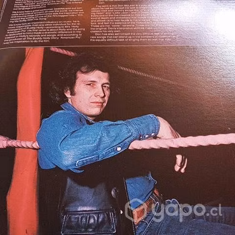 DISCOS VINILOS DON McLEAN CHAIN LIGTN el tabo