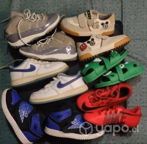 Lote zapatillas niño Jordan Nike Zara