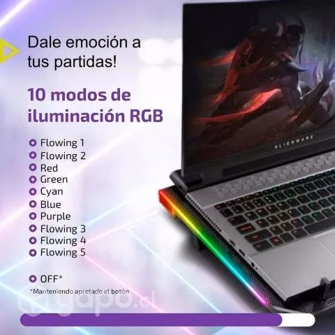Base gamer para notebook