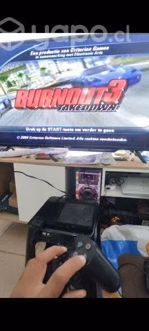Ps2 con accesorios originales + estuche de juegos