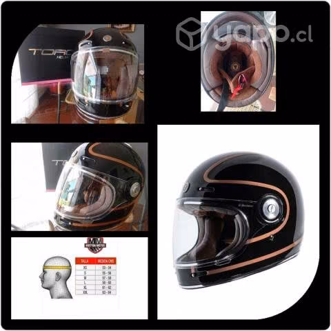 CASCO MOTO Torc Copper PinK - NUEVO - Imagen 2