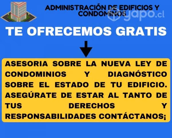 Asesoria gratis sobre la nueva ley de condominios
