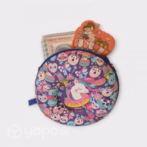 Mochila de donuts violeta + set de accesorios - Imagen 3