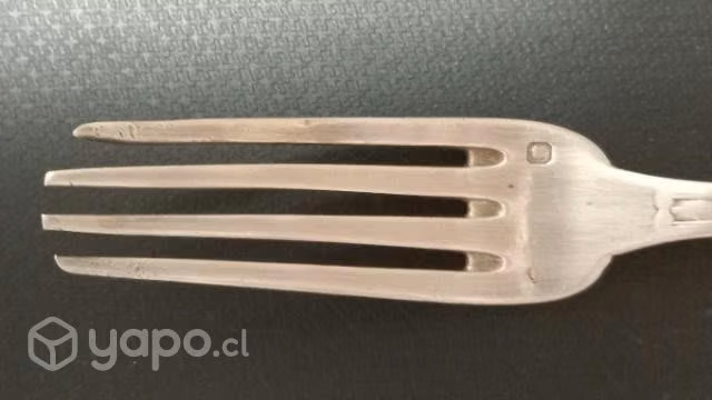 Tenedor de plata esterlina - Imagen 4