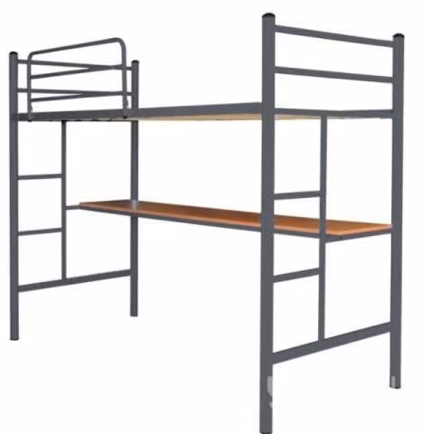 Cama alta con escritorio