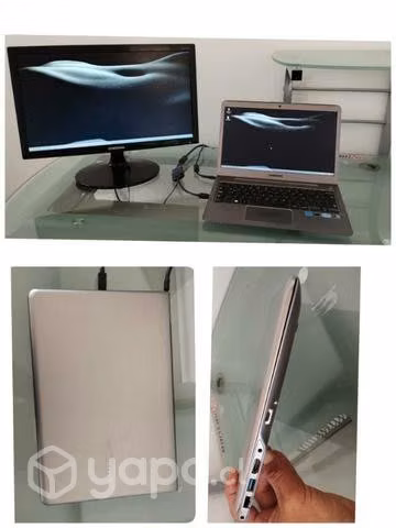 Ultrabook Samsung + monitor de 20"
