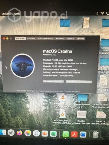 Macbook Pro 2012 - Imagen 2
