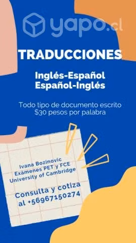 Traducciones inglés-español