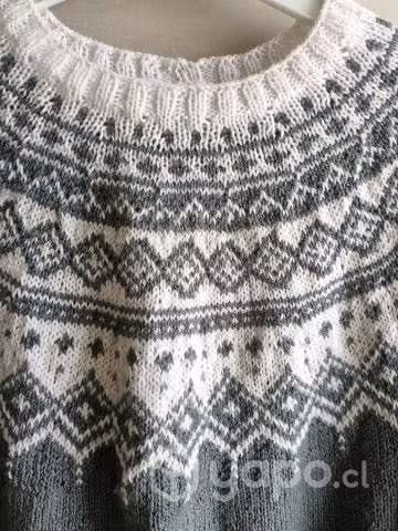 Sweater gray winter