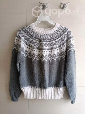 Sweater gray winter