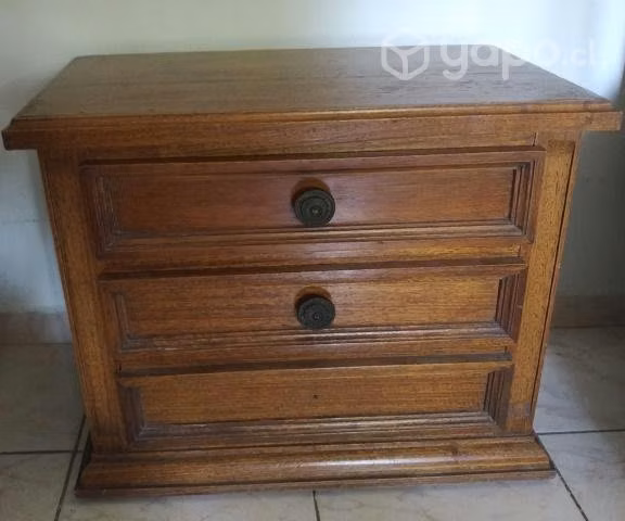 Cama 1.5 plaza con Velador