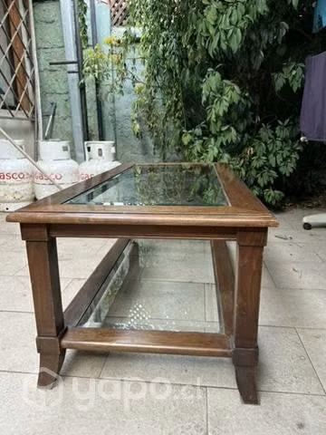 Mesa de centro de madera castaño - Imagen 4