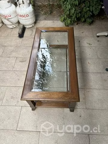 Mesa de centro de madera castaño - Imagen 5