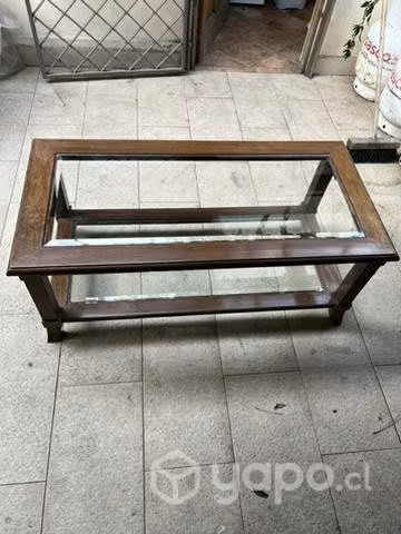 Mesa de centro de madera castaño - Imagen 2