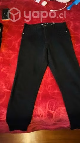 Jeans negro ajustado - Imagen 2