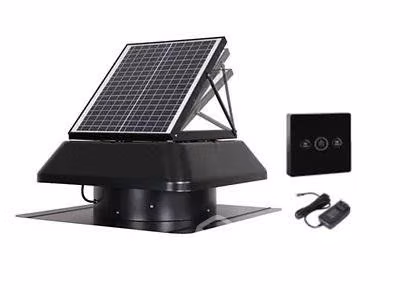 Ventilador Techo Solar Hibrido 20W