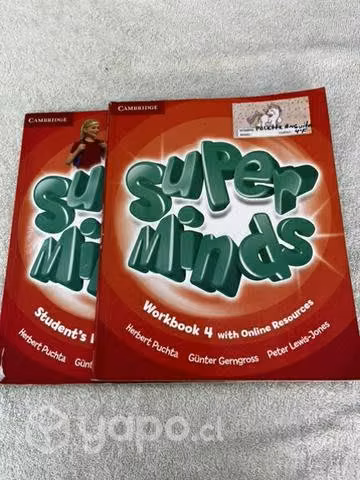 Inglés Súper Minds 4 básico