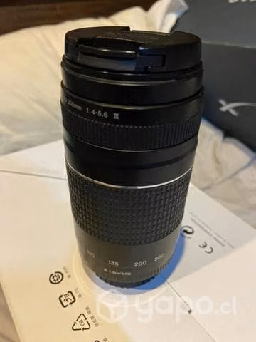 Lente Canon 75-300mm por renovación