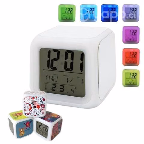 Reloj Cubo Sublimable 7x7 cm