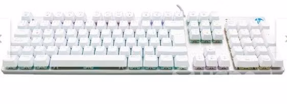 Teclado hp gamer mecanico blanco rgb gk400f