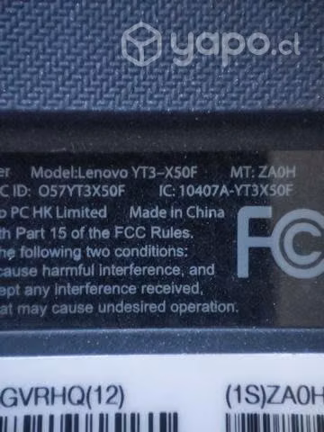 Tablet Lenovo yt3-x50f - Imagen 3