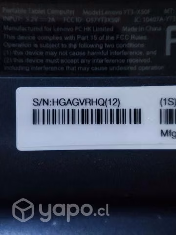 Tablet Lenovo yt3-x50f - Imagen 5