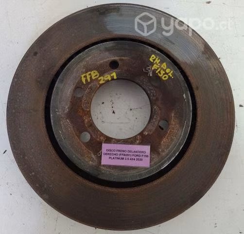 Disco Freno Del Der (FFB291) Ford F150 Platinum