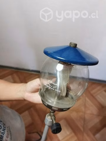 Antigua Lampara de pie a Gas con mecha