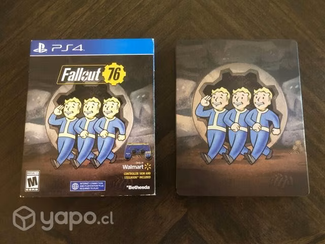 Fallout 76 PS4 Steelbook nuevo sellado