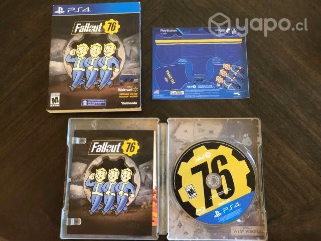 Fallout 76 PS4 Steelbook nuevo sellado