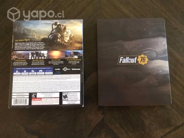 Fallout 76 PS4 Steelbook nuevo sellado