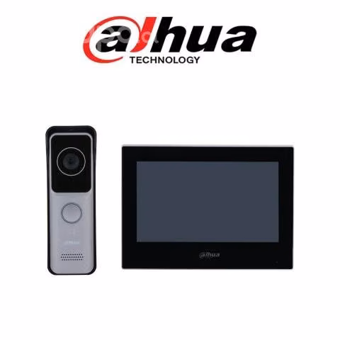 Kit videoportero dahua ip wifi pantalla 7" poe